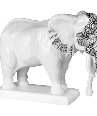 MEISSEN Elefant Afrika schwarz_weiss_934.0060